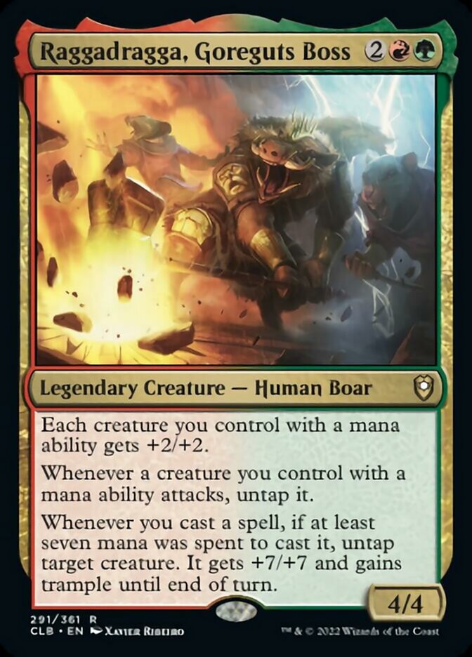 Raggadragga, Goreguts Boss [Commander Legends: Battle for Baldur's Gat
