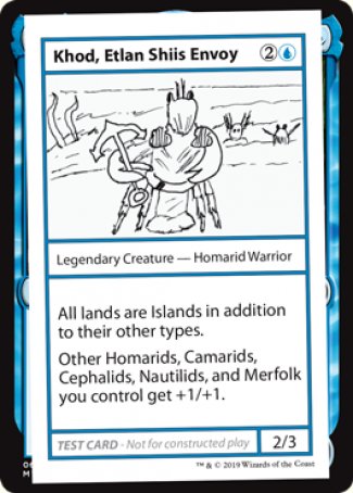 Khod, Etlan Shiis Envoy (2021 Edition) [Mystery Booster Playtest Cards]