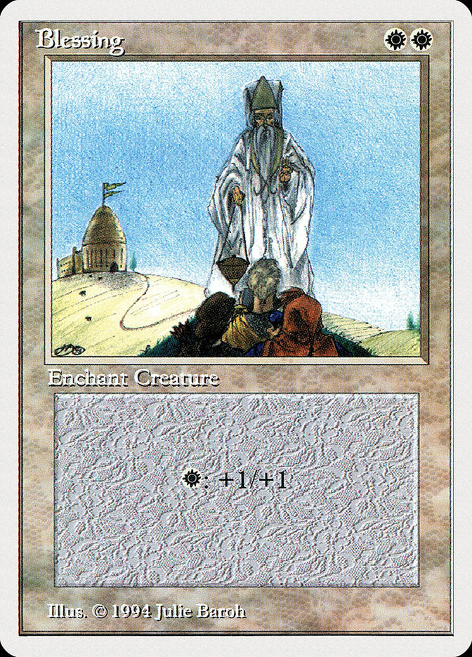 mtg summer magic cards Blessing [Summer Magic / Edgar]