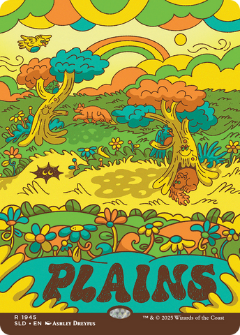 Plains (1945) (Rainbow Foil) [Secret Lair Drop Series]