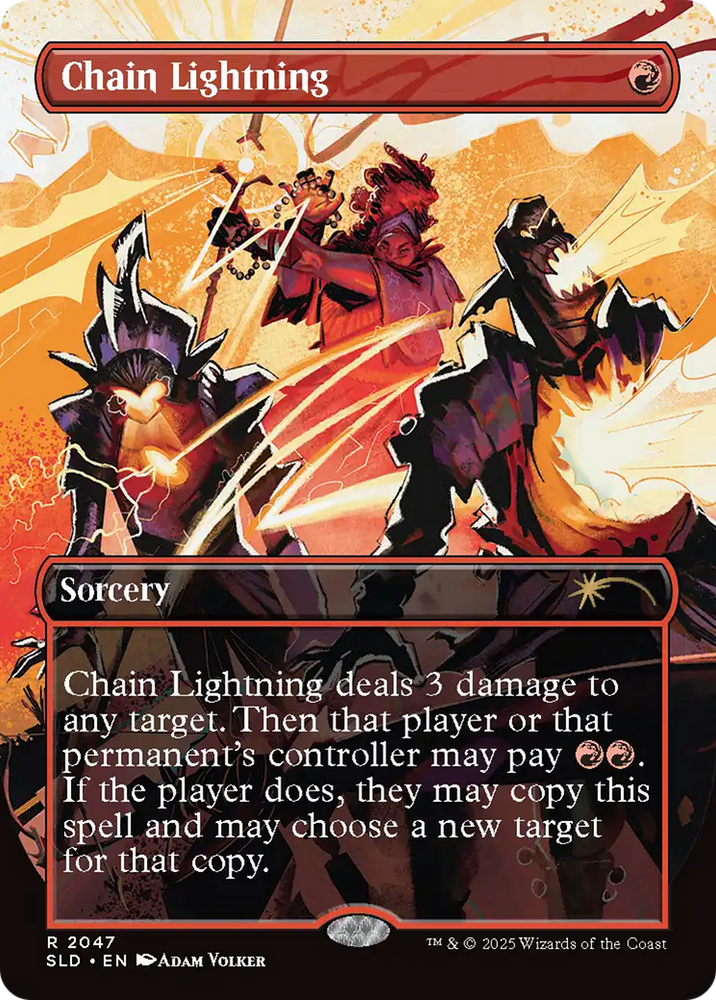 Chain Lightning (2047) (Rainbow Foil) [Secret Lair Drop Series]
