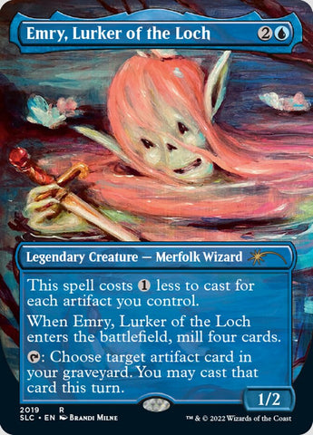 Emry, Lurker of the Loch (Borderless) [Secret Lair Countdown Kit]